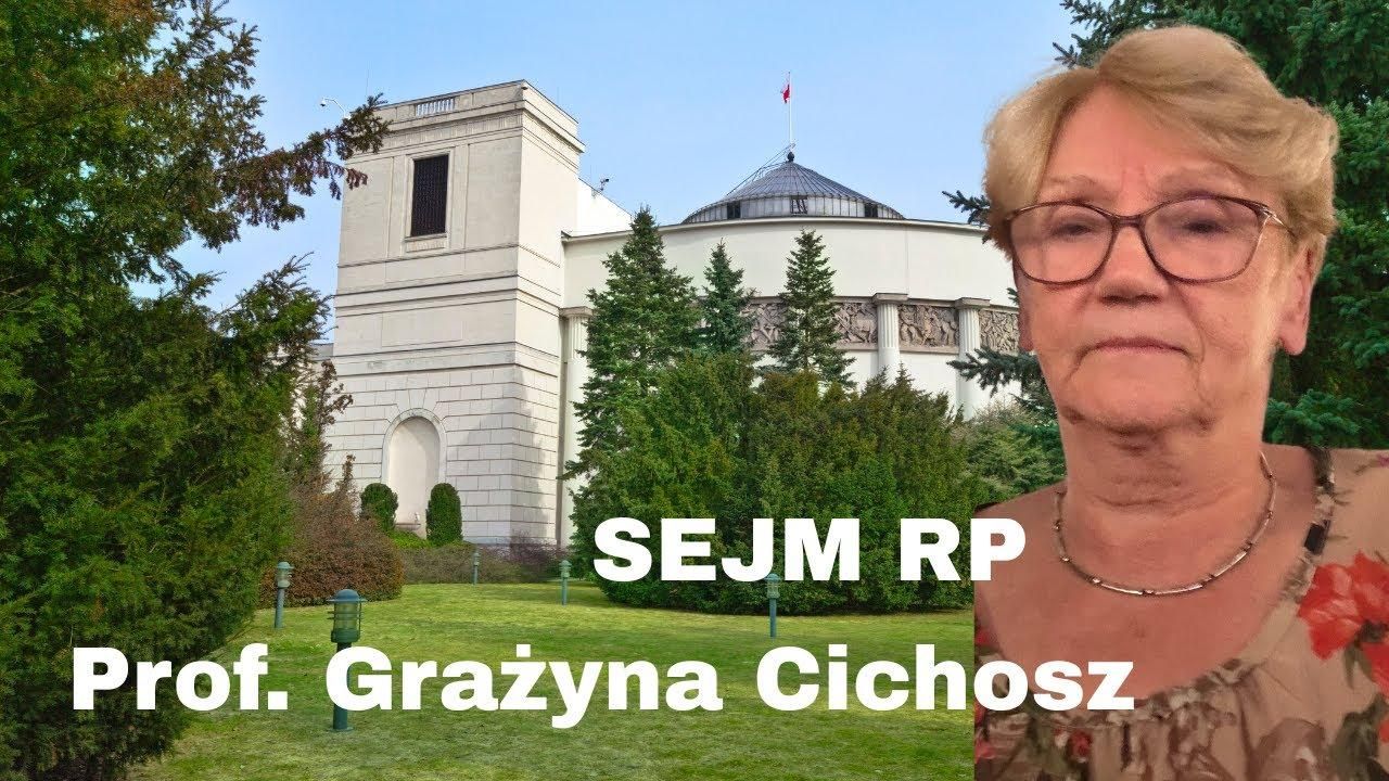 Jutro pani profesor Cichosz jest w sejmie. Ludzie się organizują aby ją wesprzeć tam!