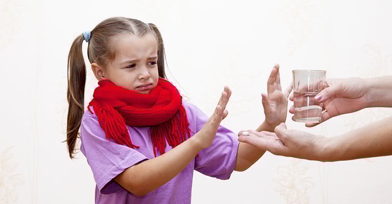 dziecko nie chce paracetamolu