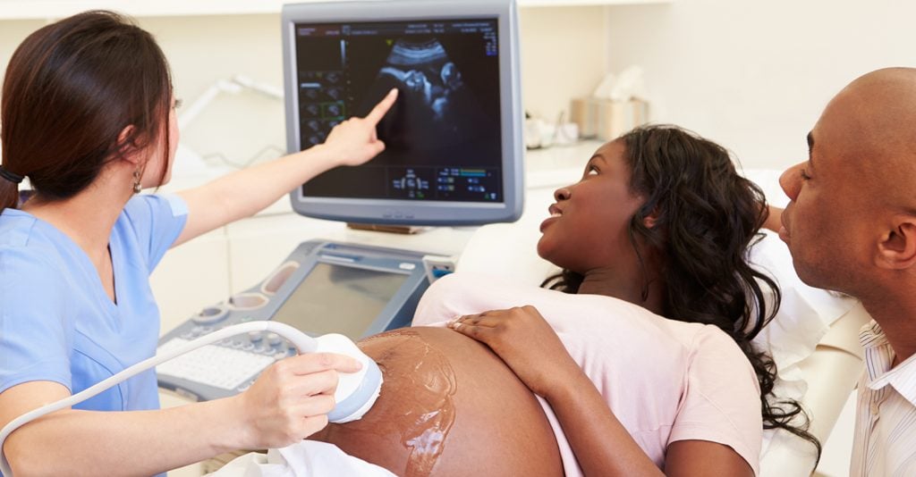 Badanie USG kobiety w ciaży